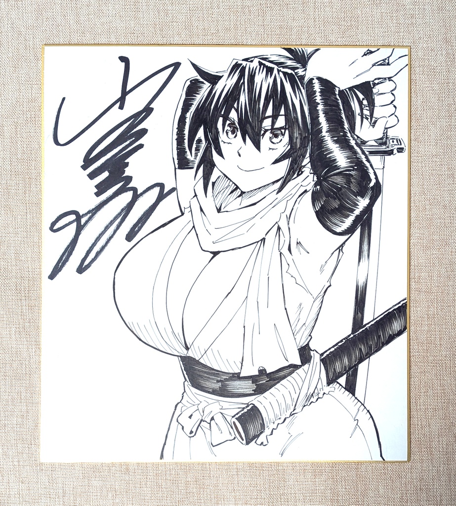 直筆サイン色紙 (※ランダムでどれかひとつ)