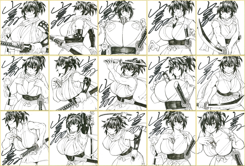 直筆サイン色紙　（※ランダムでどれかひとつ）