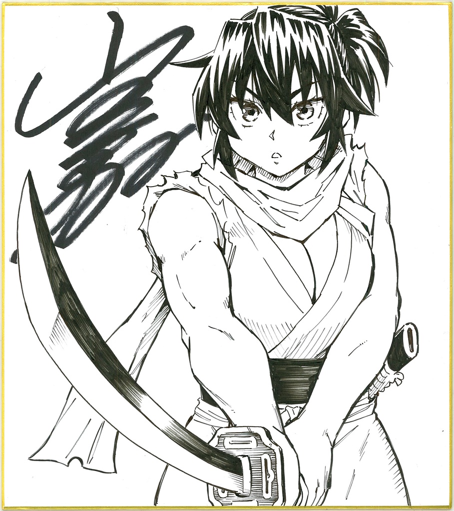 直筆サイン色紙 (※ランダムでどれかひとつ)