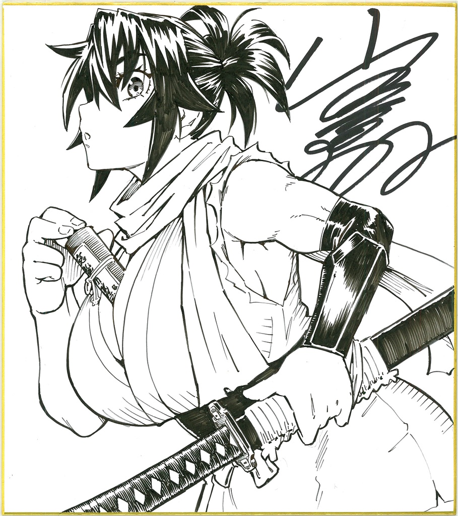 直筆サイン色紙 (※ランダムでどれかひとつ)