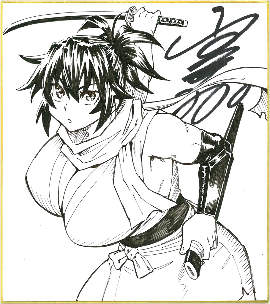 直筆サイン色紙 (※ランダムでどれかひとつ)