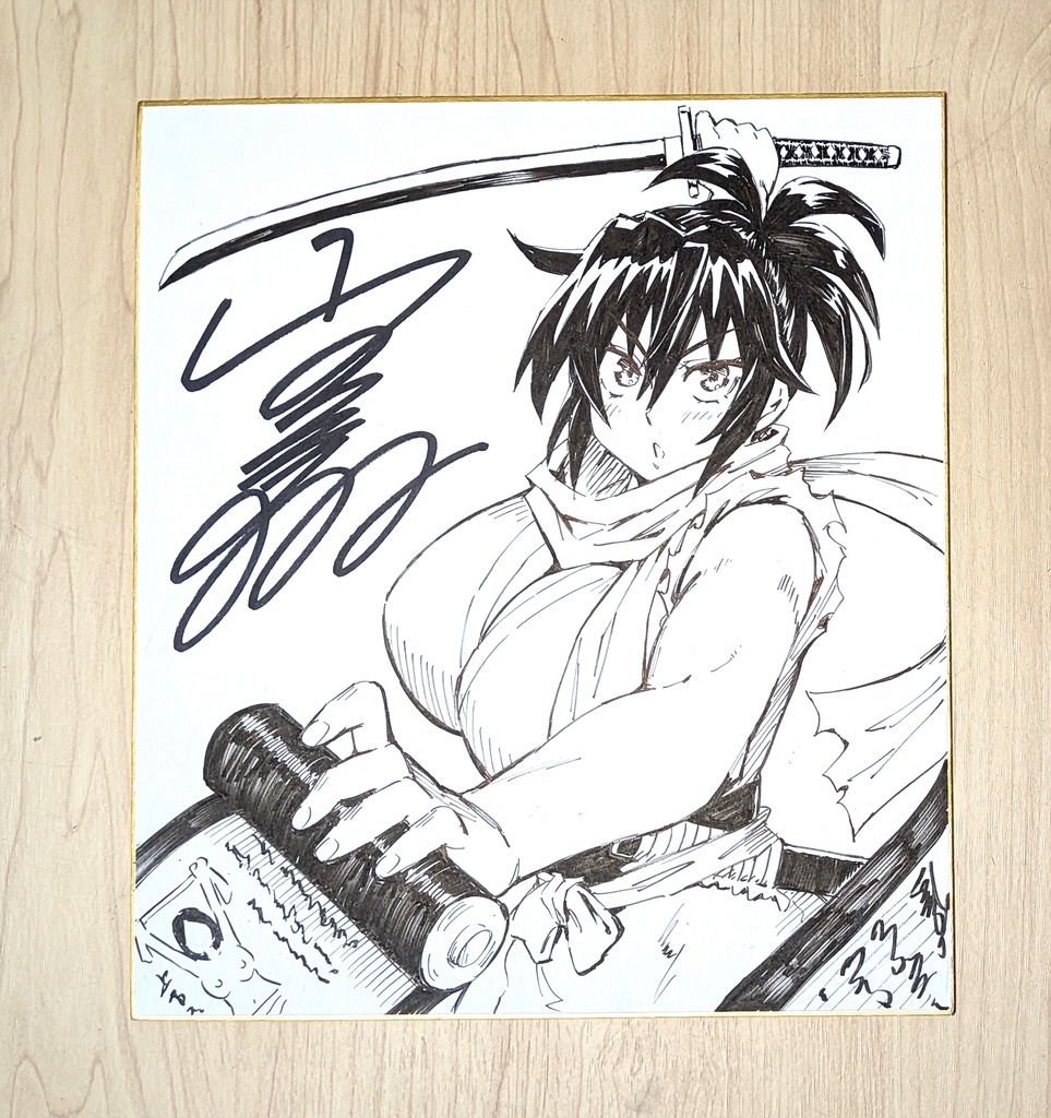 直筆サイン色紙 (※ランダムでどれかひとつ)