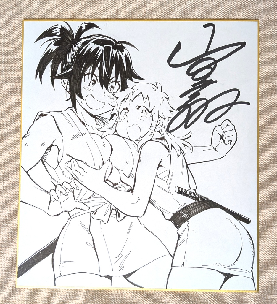 直筆サイン色紙 (※ランダムでどれかひとつ)