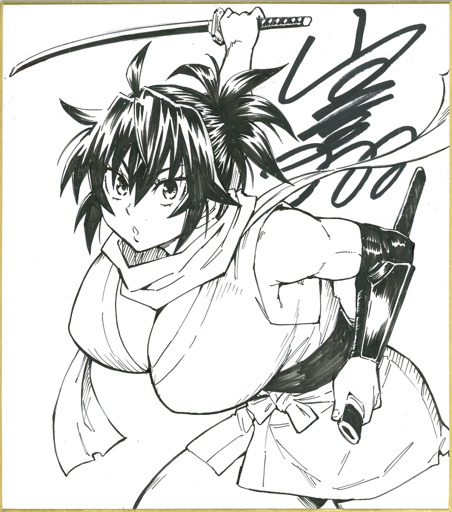 直筆サイン色紙 (※ランダムでどれかひとつ)