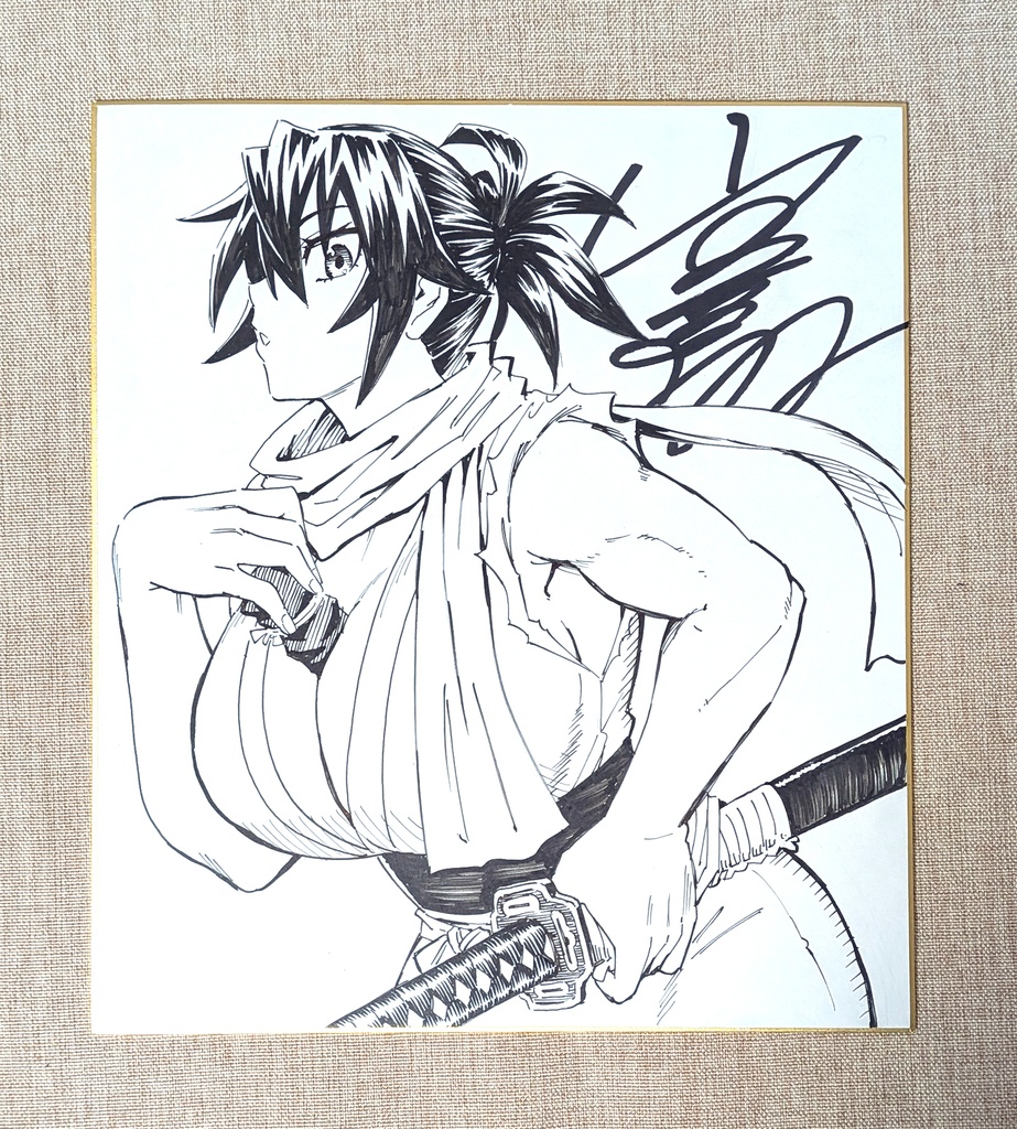 直筆サイン色紙 (※ランダムでどれかひとつ)