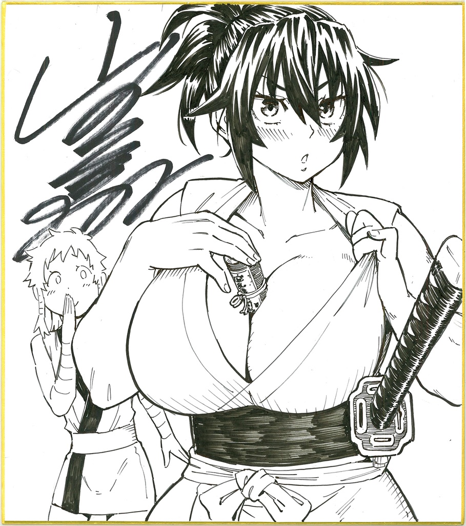 直筆サイン色紙 (※ランダムでどれかひとつ)