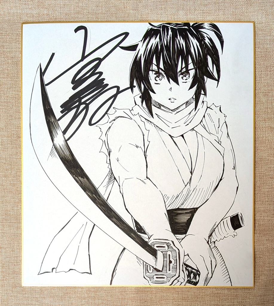 直筆サイン色紙 (※ランダムでどれかひとつ)