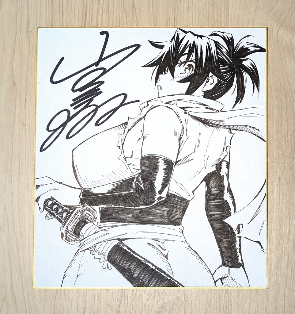 直筆サイン色紙 (※ランダムでどれかひとつ)