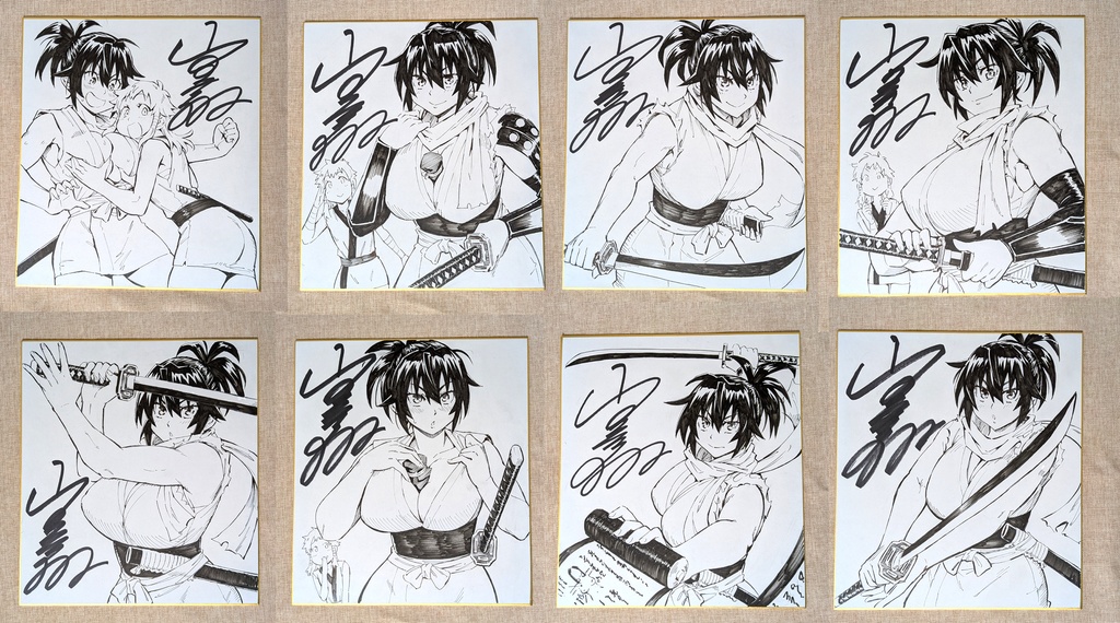 直筆サイン色紙　（※ランダムでどれかひとつ）