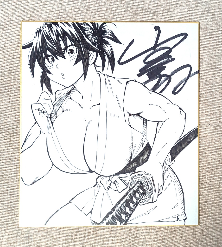 直筆サイン色紙 (※ランダムでどれかひとつ)