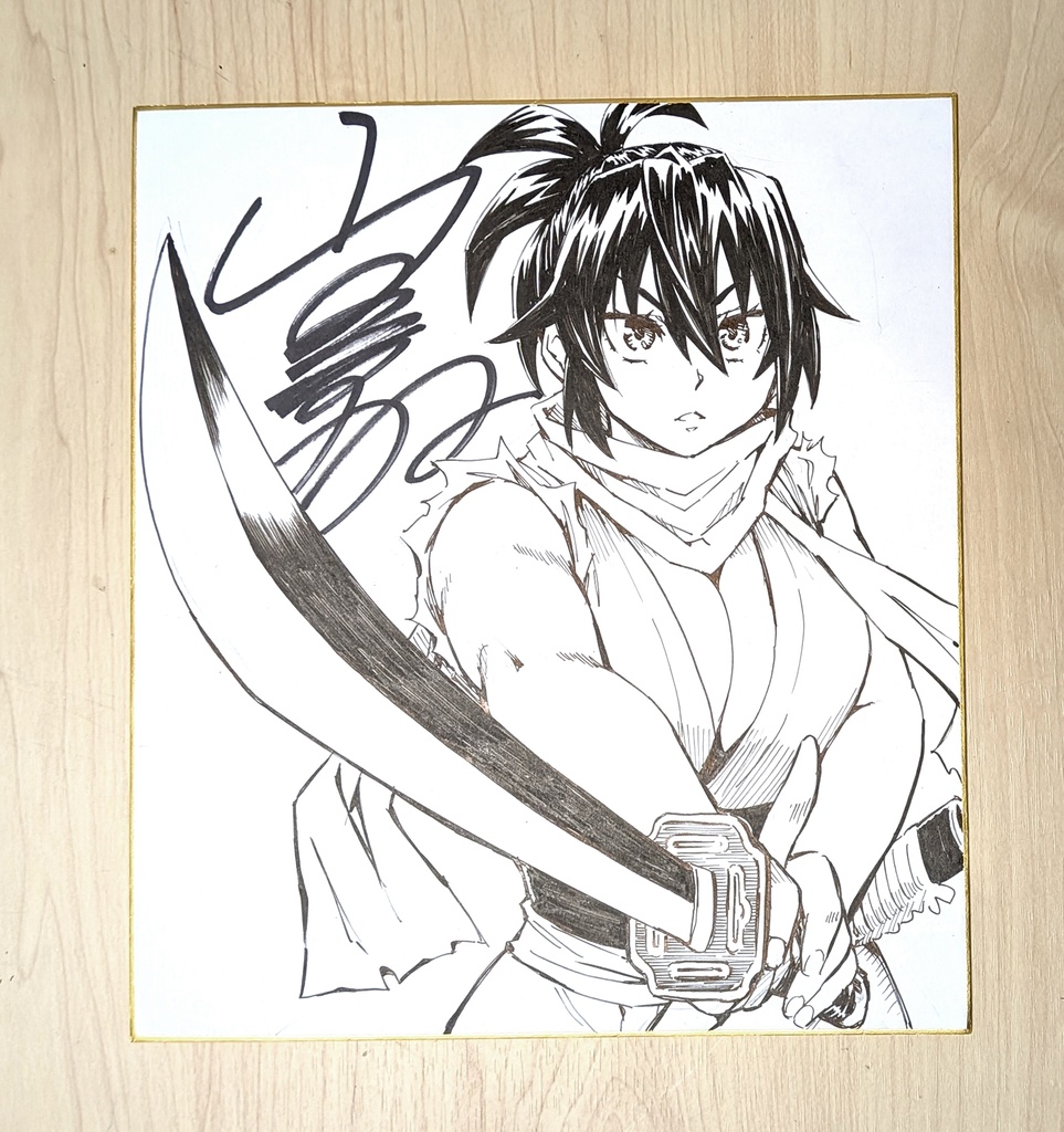 直筆サイン色紙 (※ランダムでどれかひとつ)