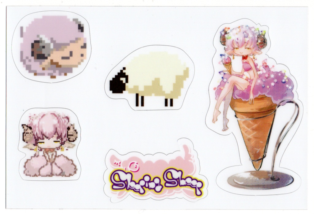 ひつじステッカー