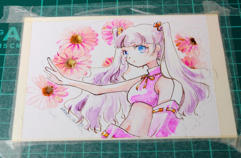 額入りアナログ原画4