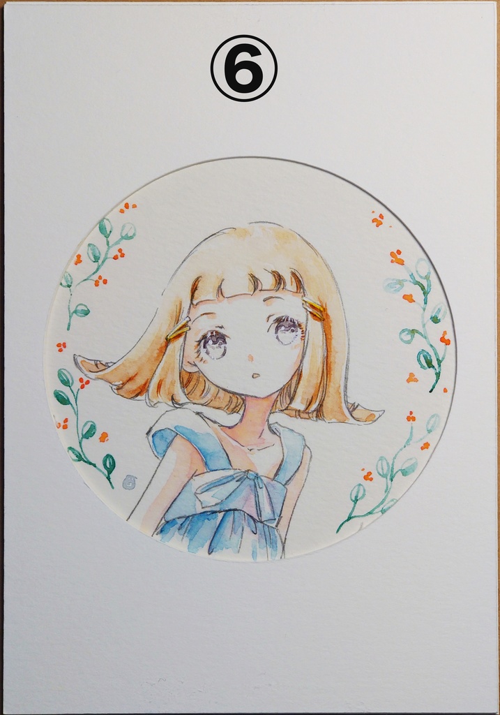 アナログ原画・円形