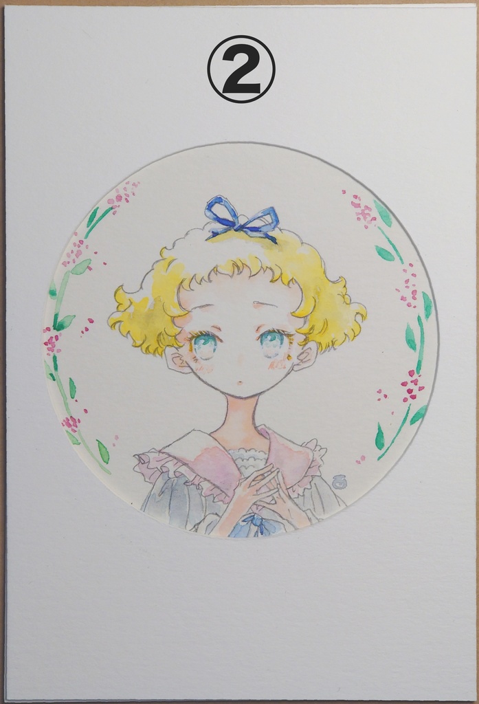 アナログ原画・円形