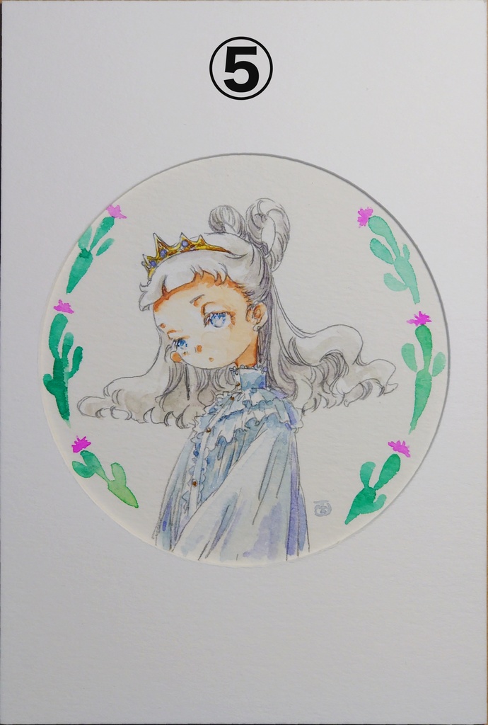 アナログ原画・円形