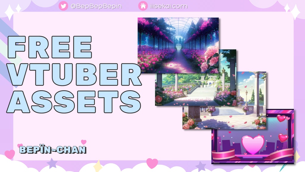 *無料*  バレンタイン 背景アート 背景美術