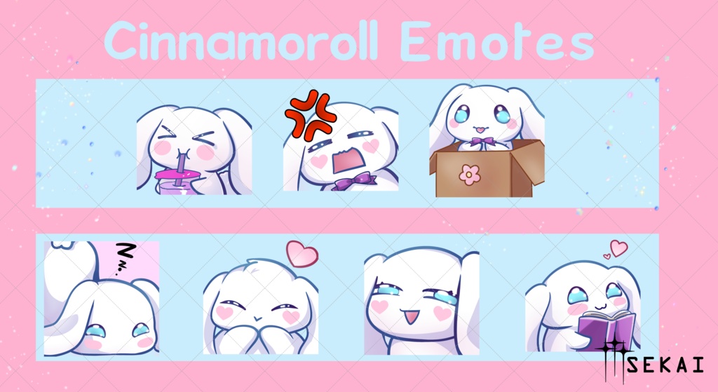 Sanrio's Cinnamoroll Emote set - サンリオのシナモロール