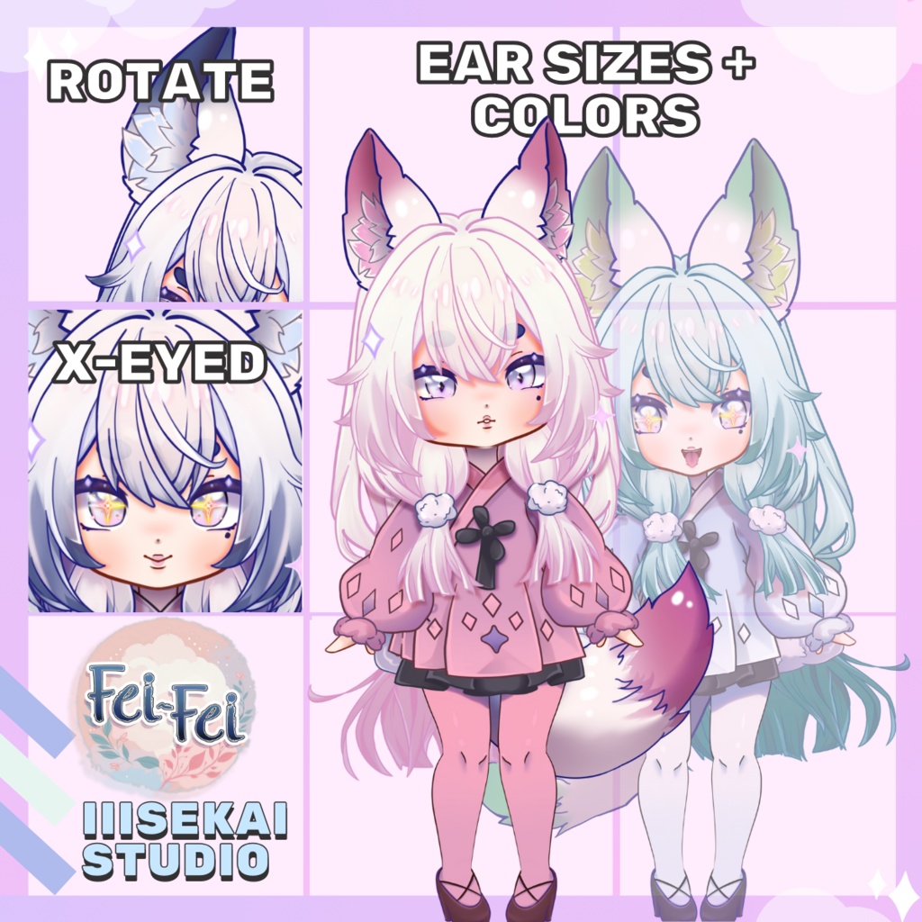 Fei-Fei Chubble - お手頃価格のチビVtuberモデル+VBridger!