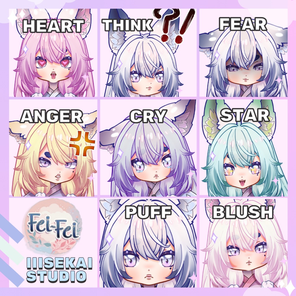 Fei-Fei Chubble - お手頃価格のチビVtuberモデル+VBridger!