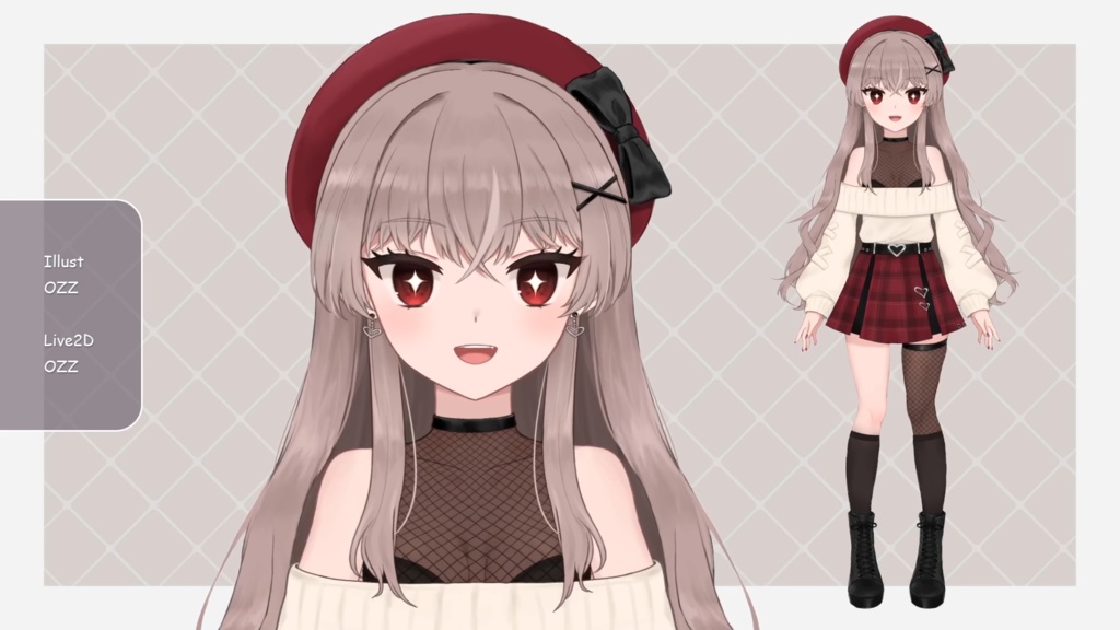 【Live2D model】Red Hat Girl 【VTS】