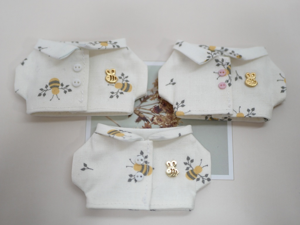 はちさん柄シャツ