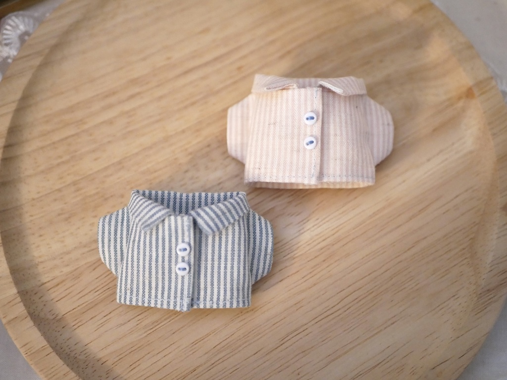 シンプルストライプシャツセット(10センチ)