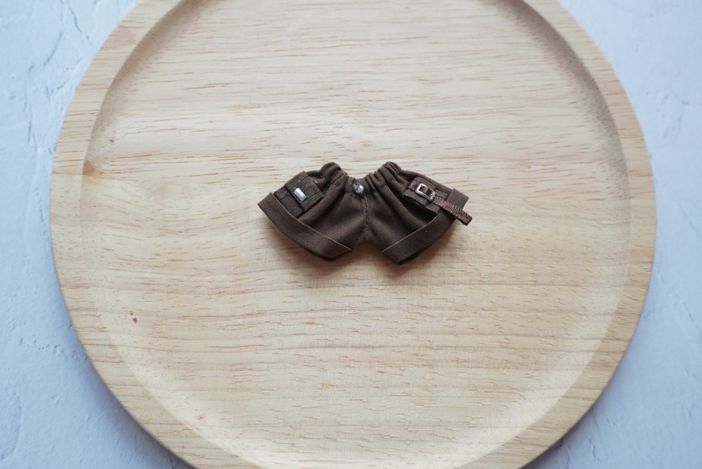 【brown】wide pants