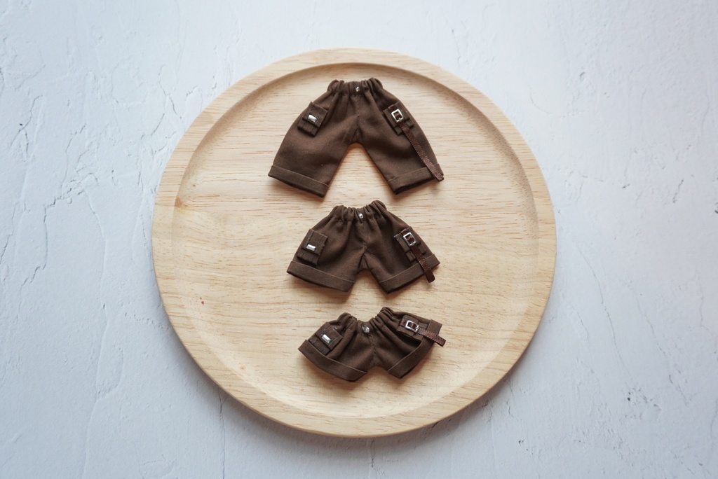 【brown】wide pants