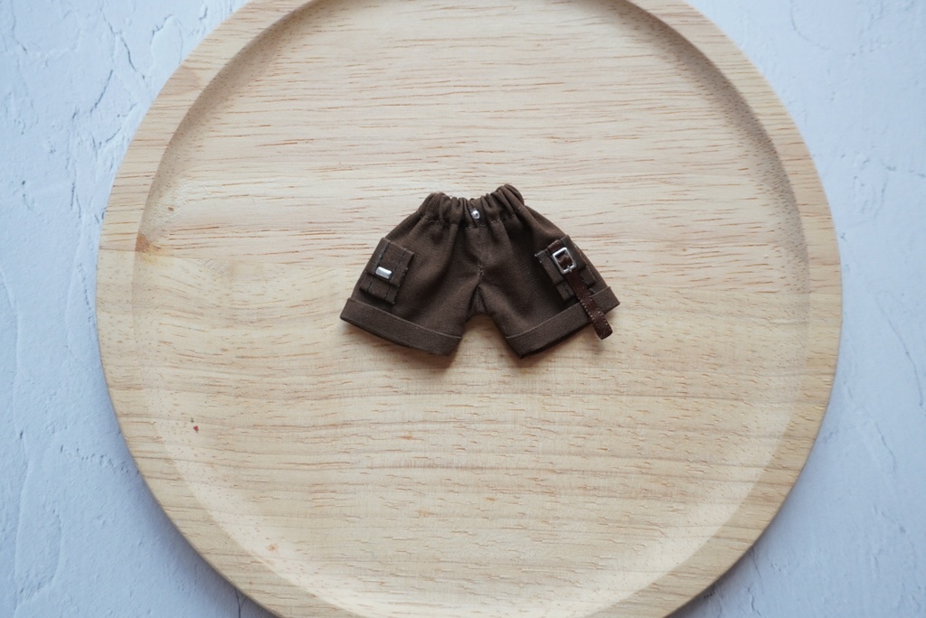 【brown】wide pants