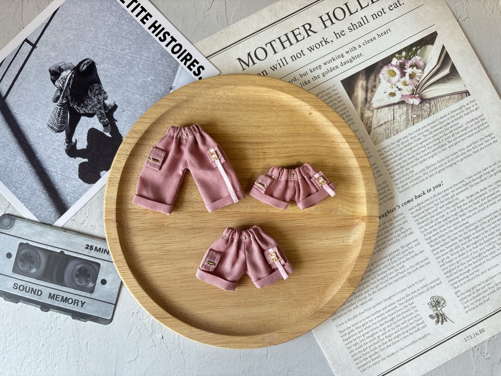 【PINK】wide pants