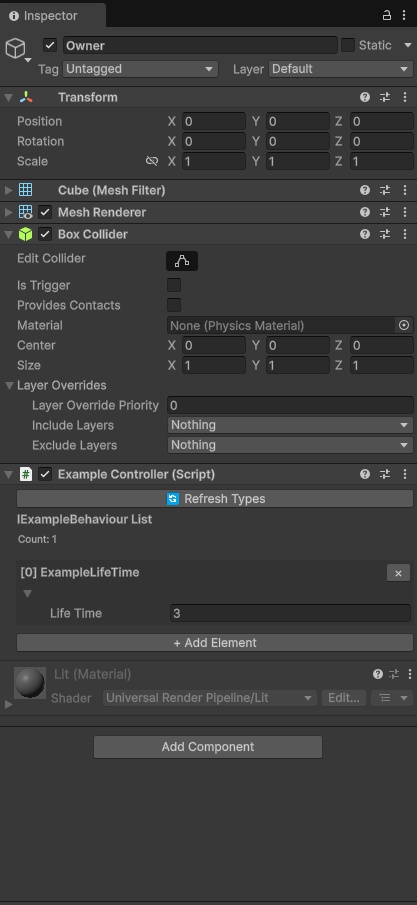 Unity非Monobehaviourのリスト管理エディタ