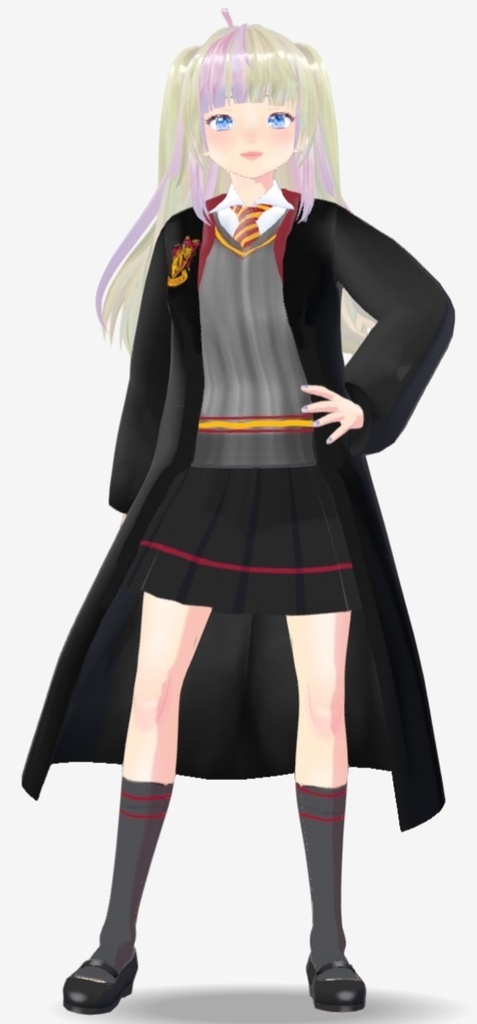 Vroid Hogwarts Uniform Gryffindor