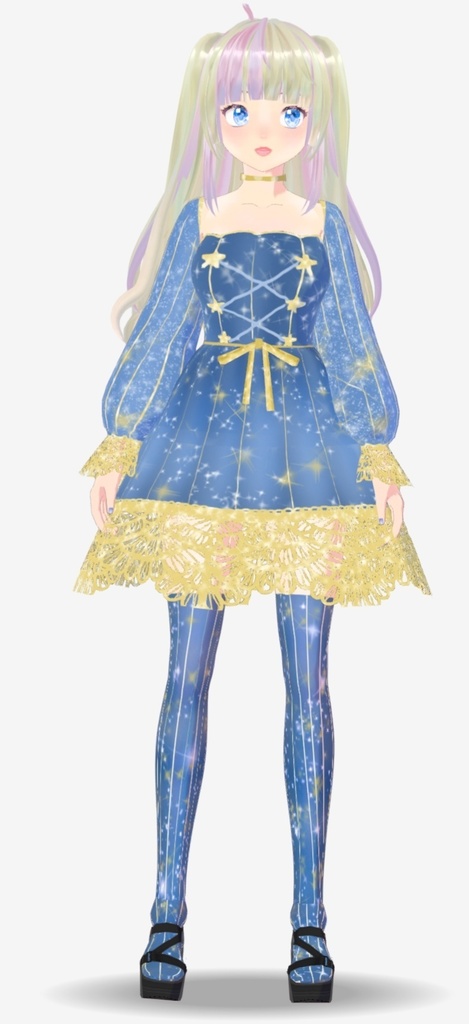 Vroid Star Gaze dress