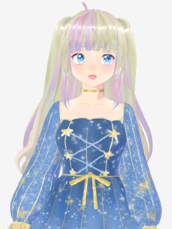 Vroid Star Gaze dress