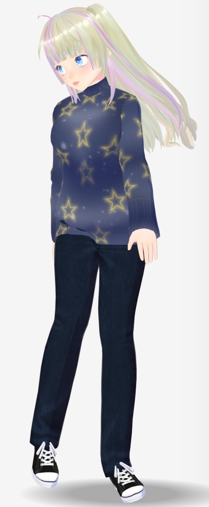 Vroid star warm shirt