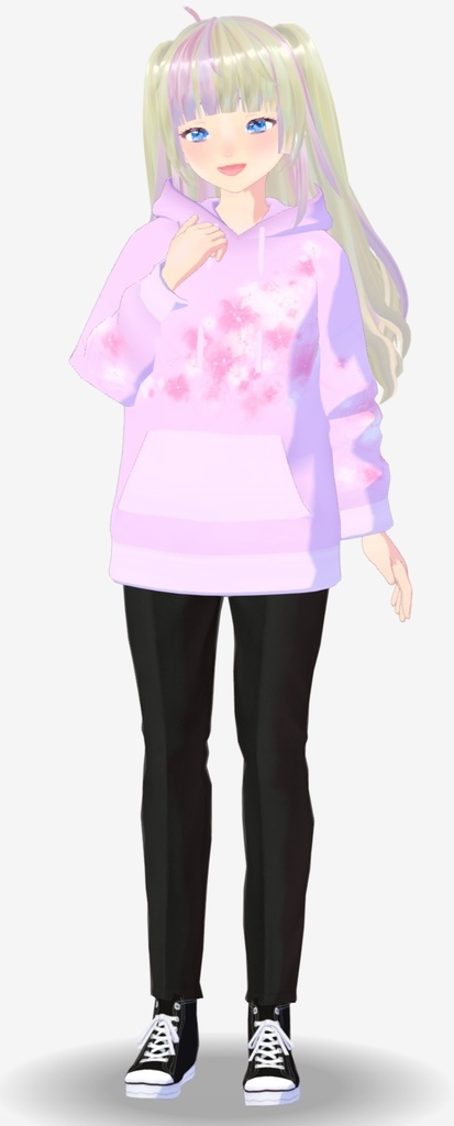 Vroid sakura hoodie