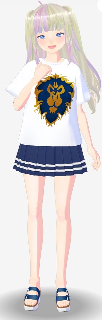 Vroid Alliance T-shirt world of warcraft