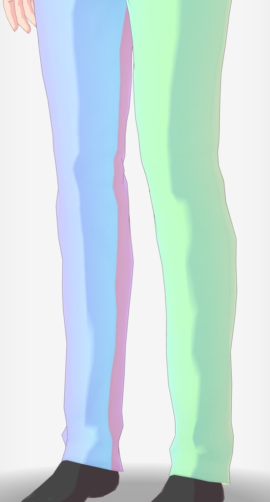Vroid rainbow pants