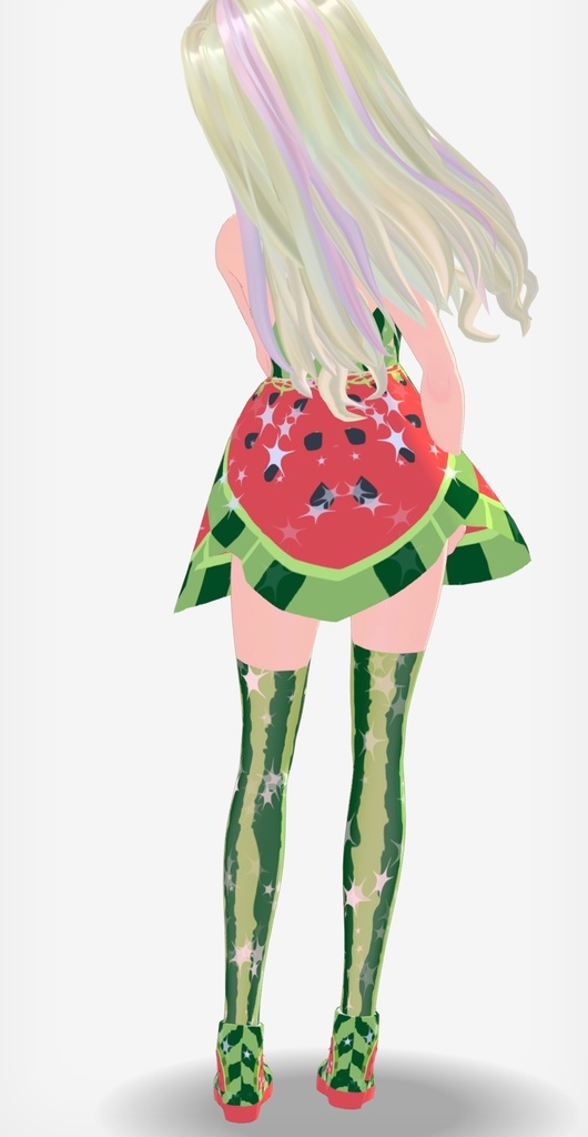 Vroid Watermelon Dress Set