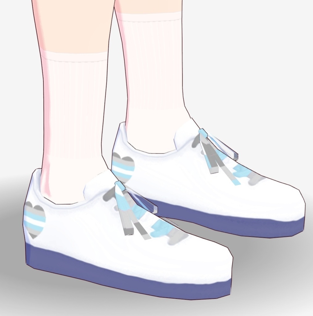 Vroid LGBTQ+ Shoes