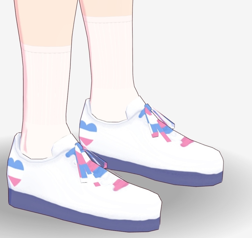 Vroid LGBTQ+ Shoes