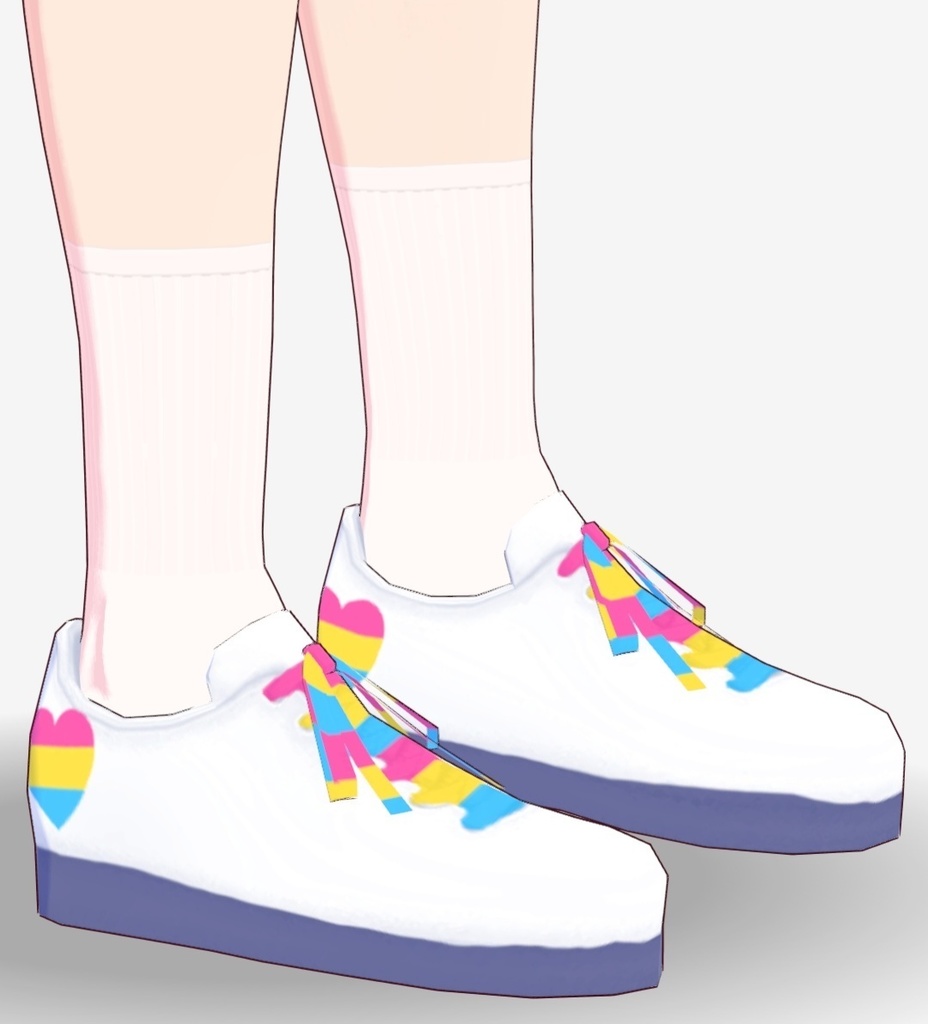 Vroid LGBTQ+ Shoes