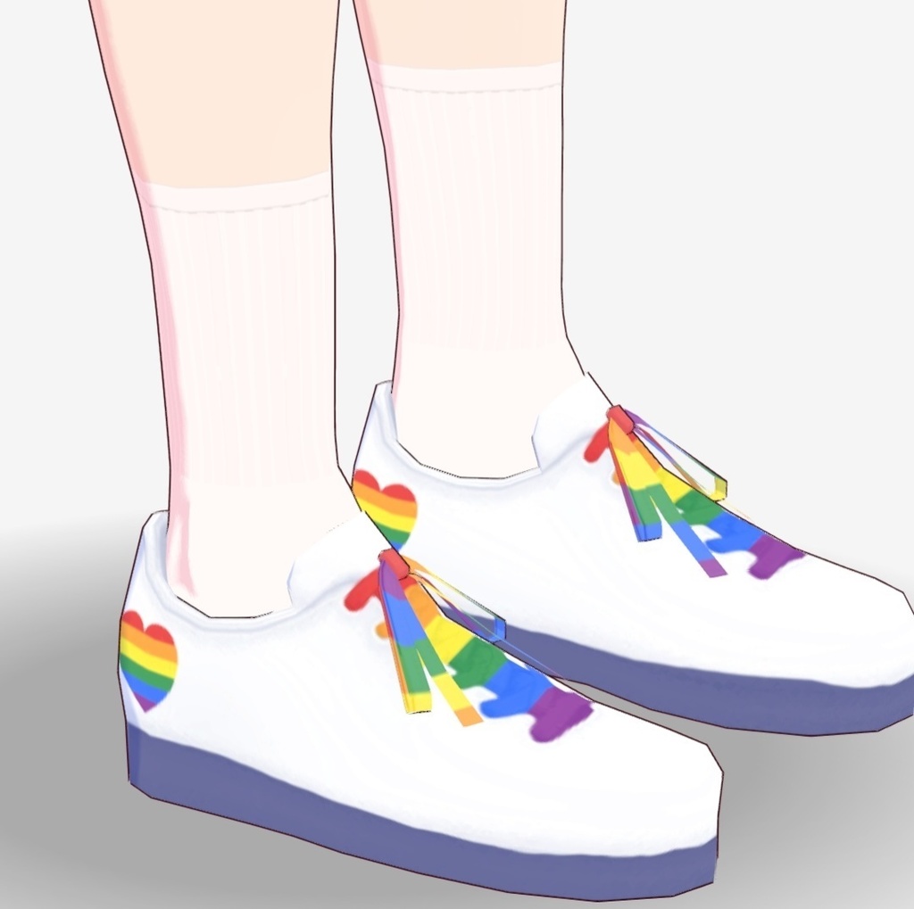 Vroid LGBTQ+ Shoes
