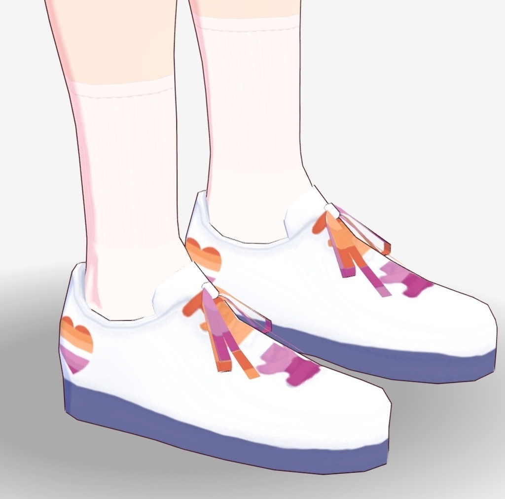 Vroid LGBTQ+ Shoes