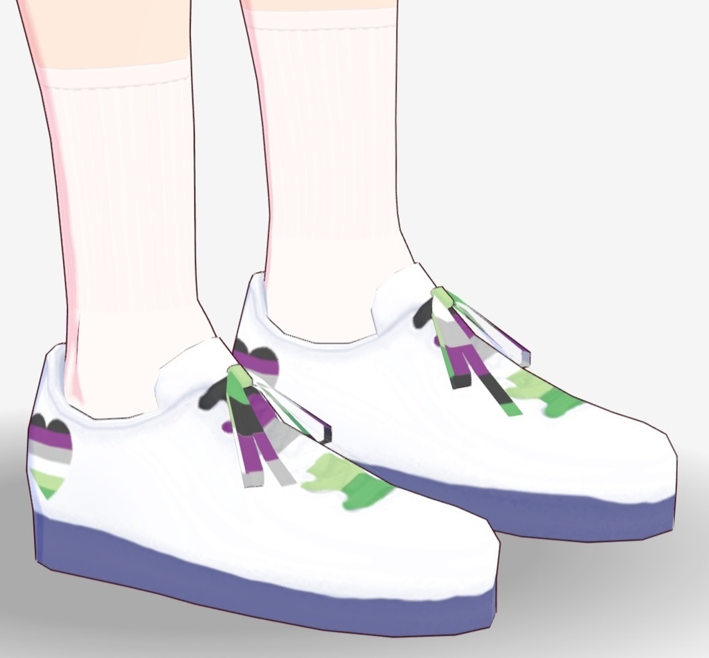 Vroid LGBTQ+ Shoes
