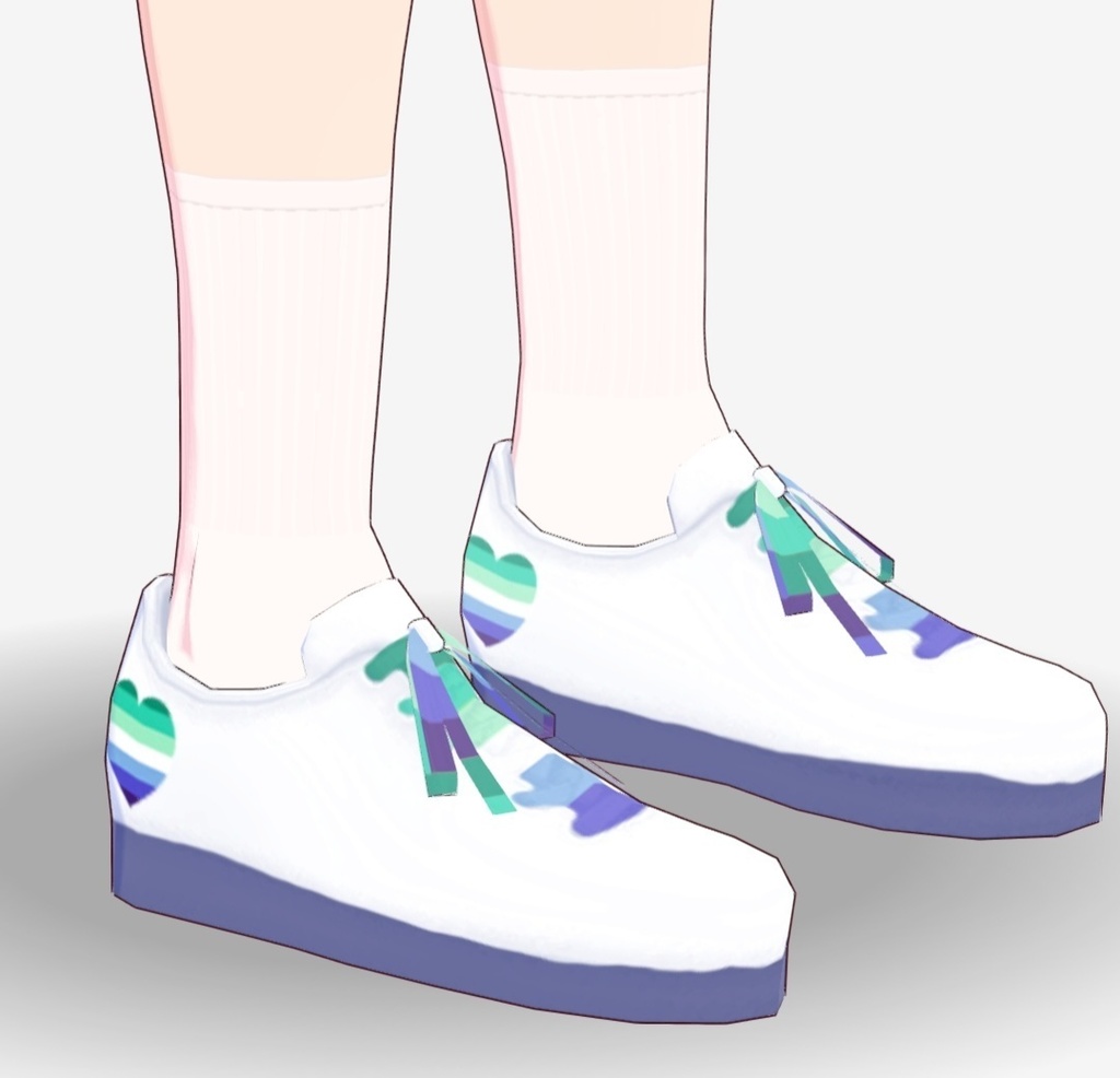Vroid LGBTQ+ Shoes