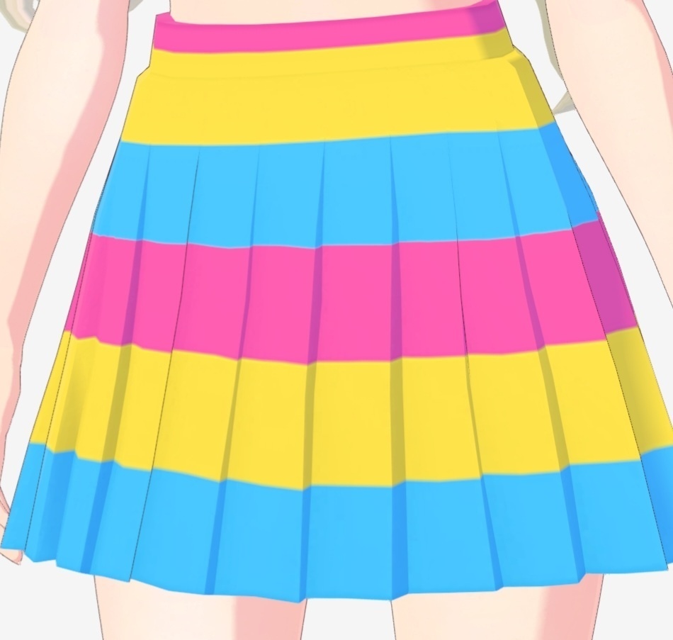 Vroid LGBTQ+ skirts