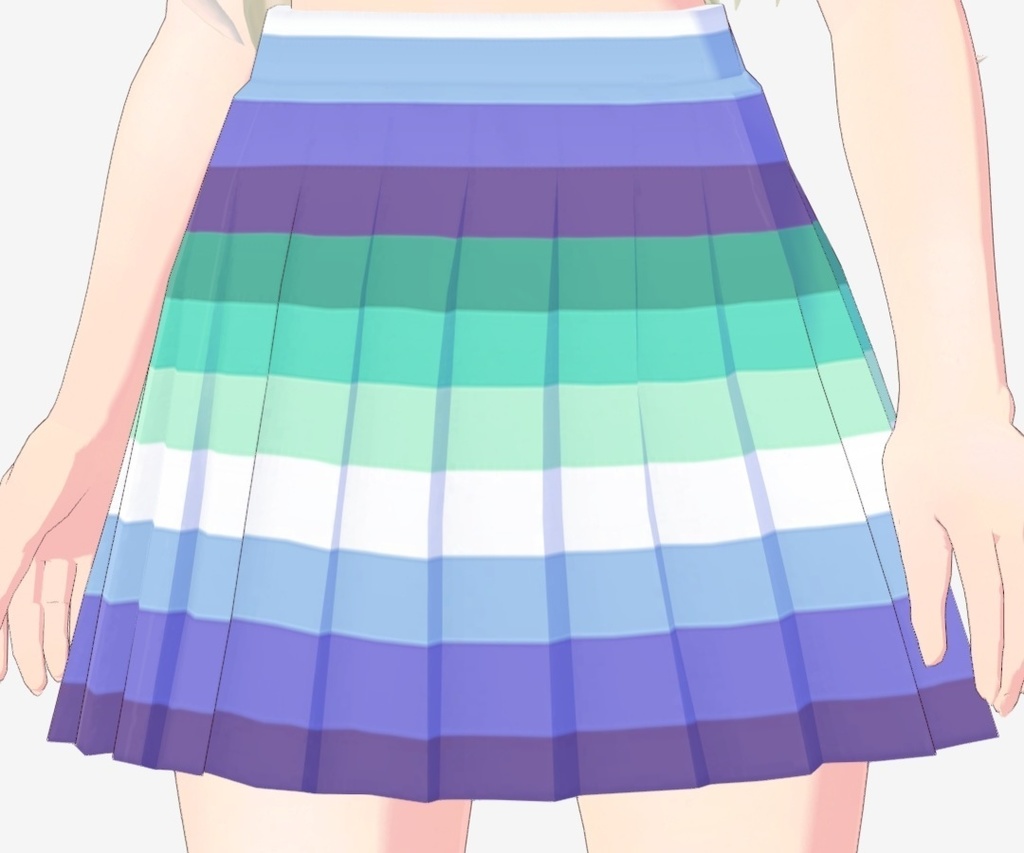 Vroid LGBTQ+ skirts