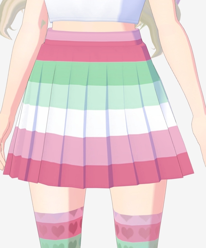 Vroid LGBTQ+ skirts